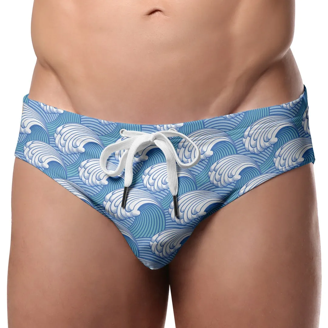 Pool Boy Waves Swim Brief