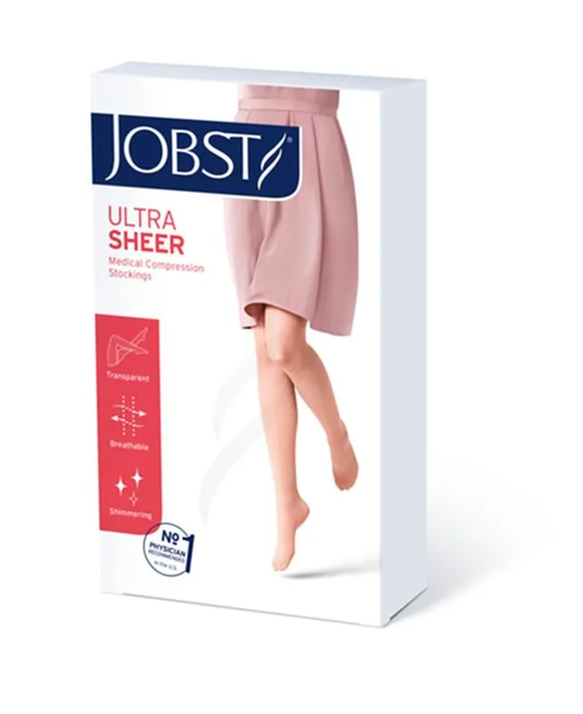 PR/1 JOBST ULTRASHEER WOMEN, PANTYHOSE, 20-30MMHG, SM, BLACK, CLOSED TOE