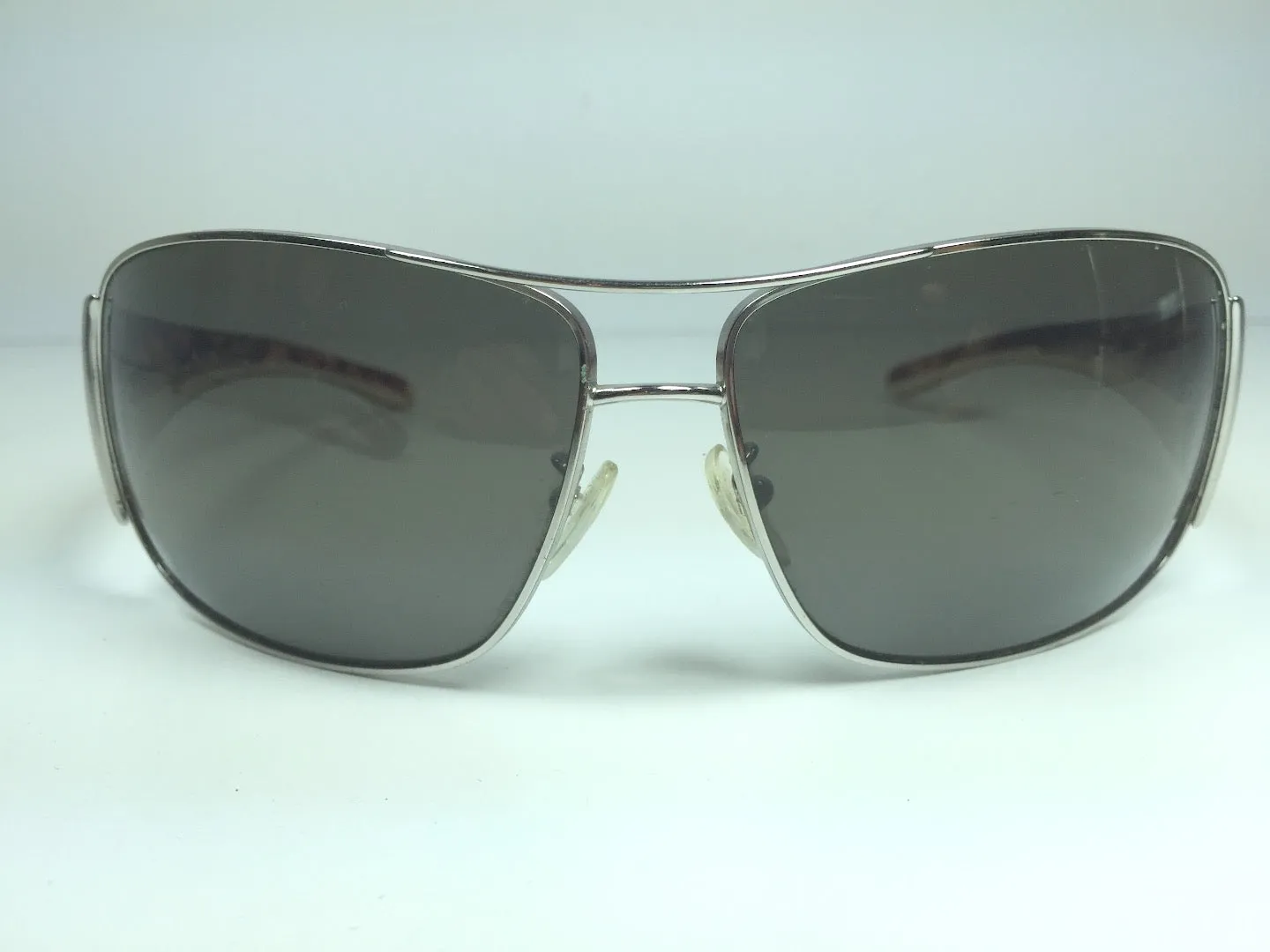 PRADA Aviator Sunglasses w/ Metal & Tortoise Detail Frames