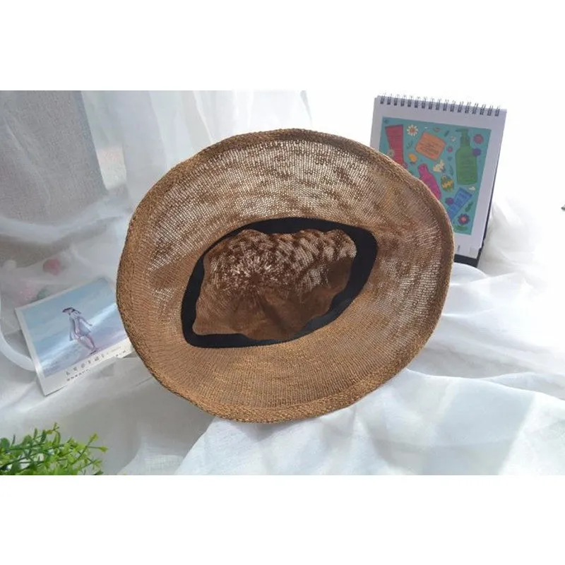 "HANDMADE WOOL FELT BEAR EARS" FISHERMAN HAT K110710