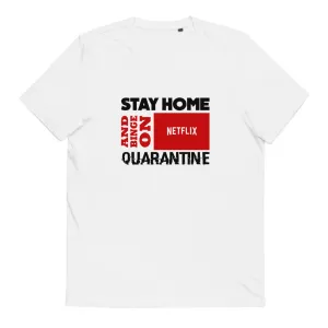 "Stay Home and Binge" Ladies Organic Cotton T-Shirt