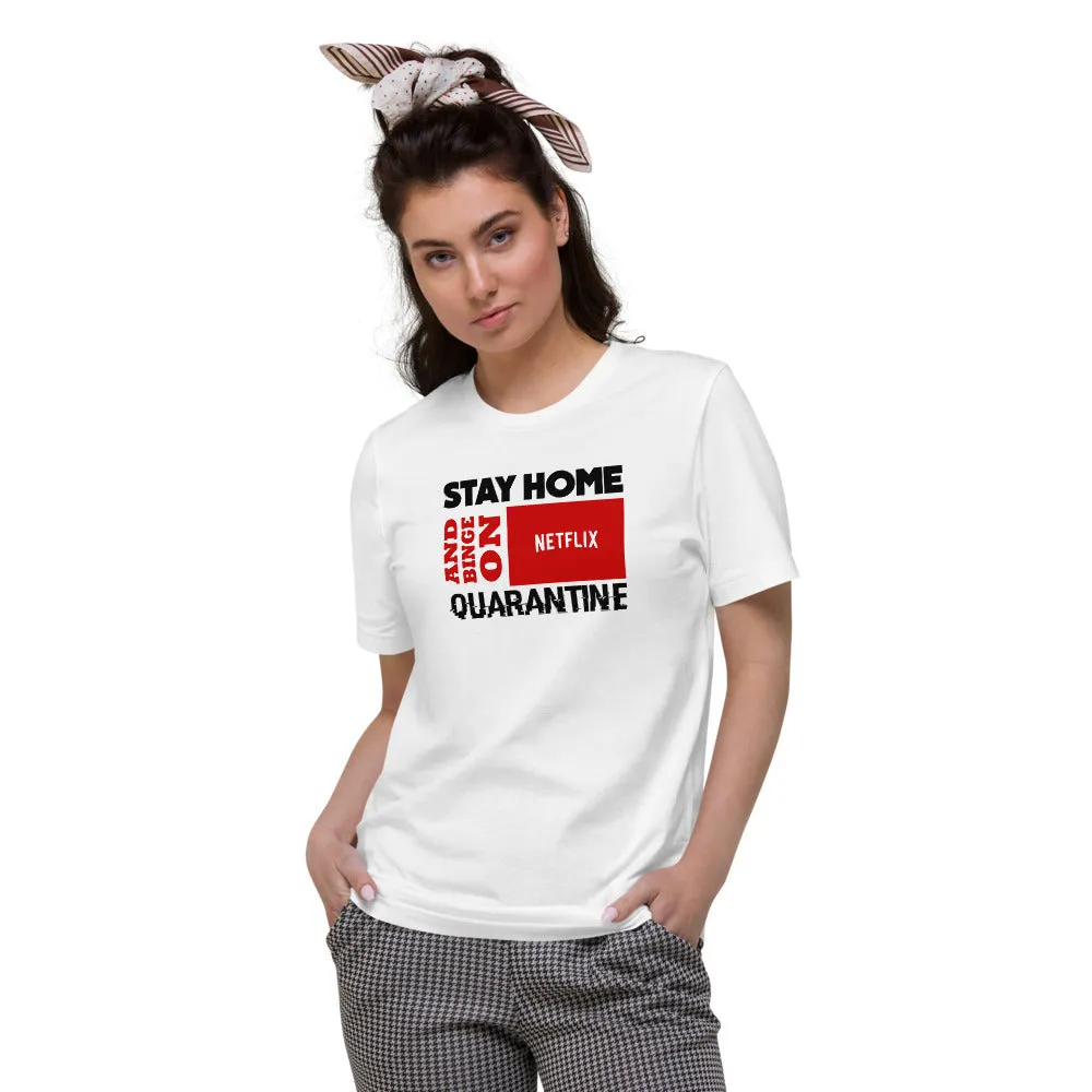 "Stay Home" Unisex Organic Cotton T-Shirt
