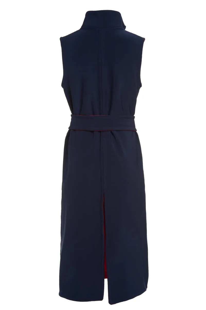 Rakina - Navy/Red Reversible Duster