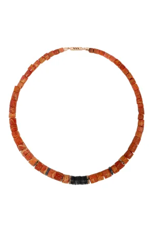 Red Coral Sponge Puka | 16"