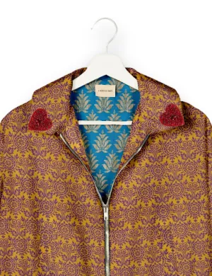 RED HEART BOMBER JACKET