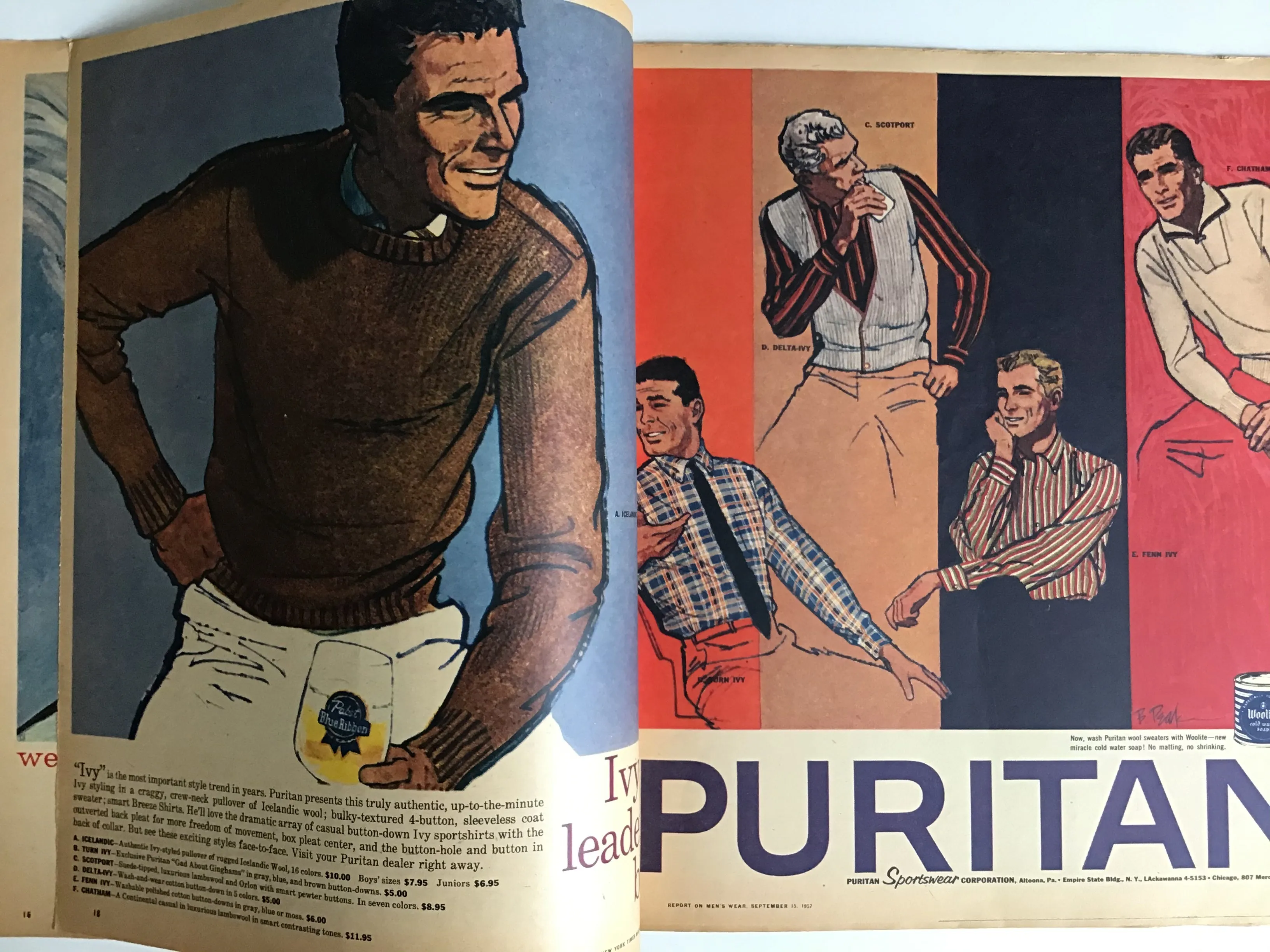Report on Men's Wear September 15, 1957