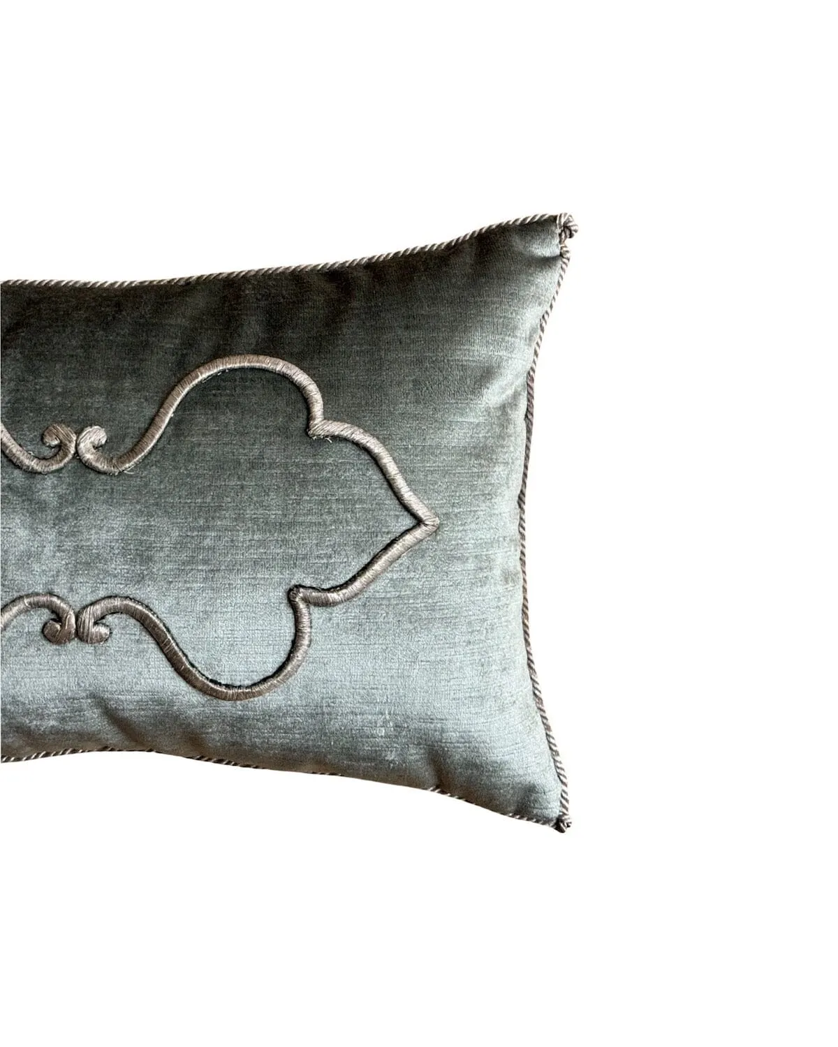 RESERVED: Antique European Raised Silver Metallic Embroidery (#E022424 | 11 x 17")