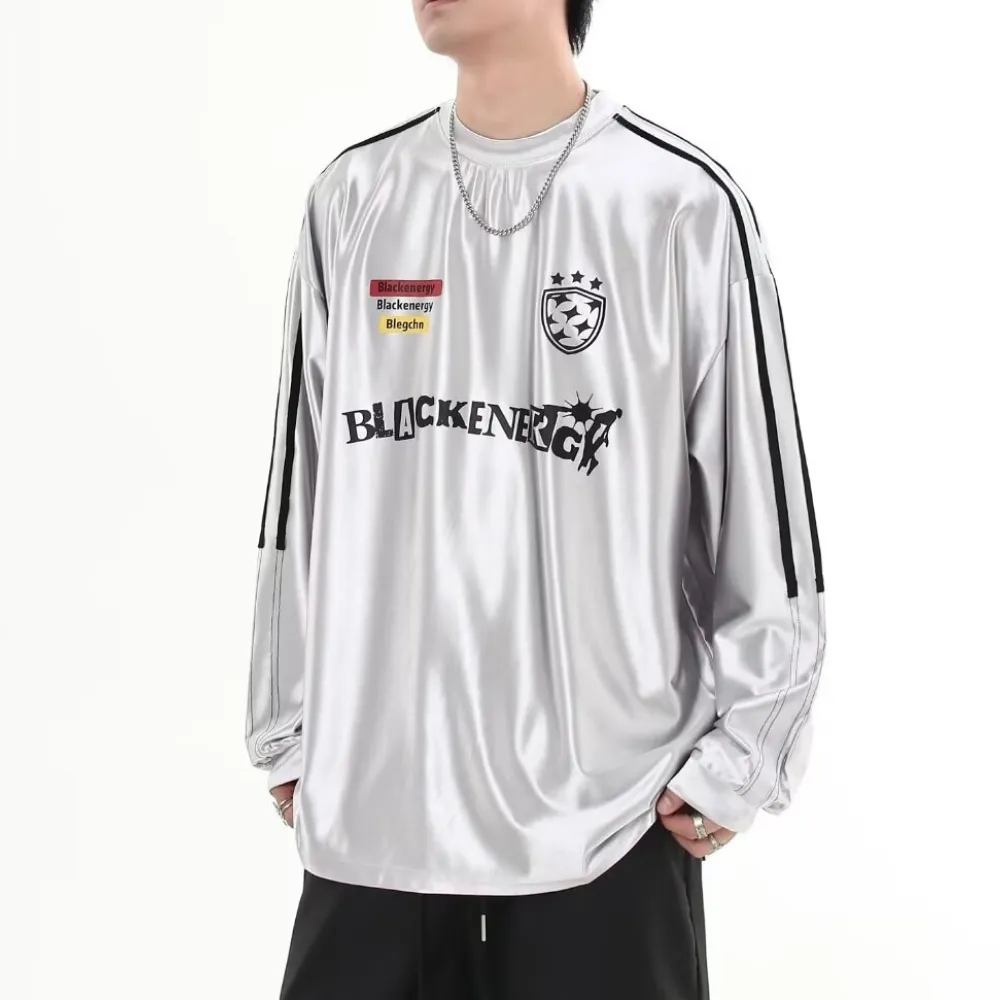 Retro Liquid Silver Sweatshirt