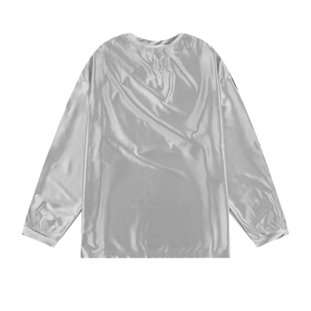 Retro Liquid Silver Sweatshirt