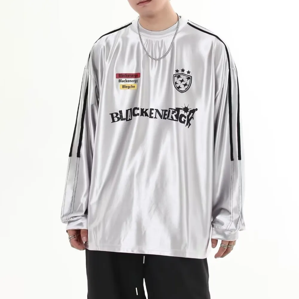 Retro Liquid Silver Sweatshirt