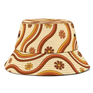 Retro Print Unisex Bucket Hat
