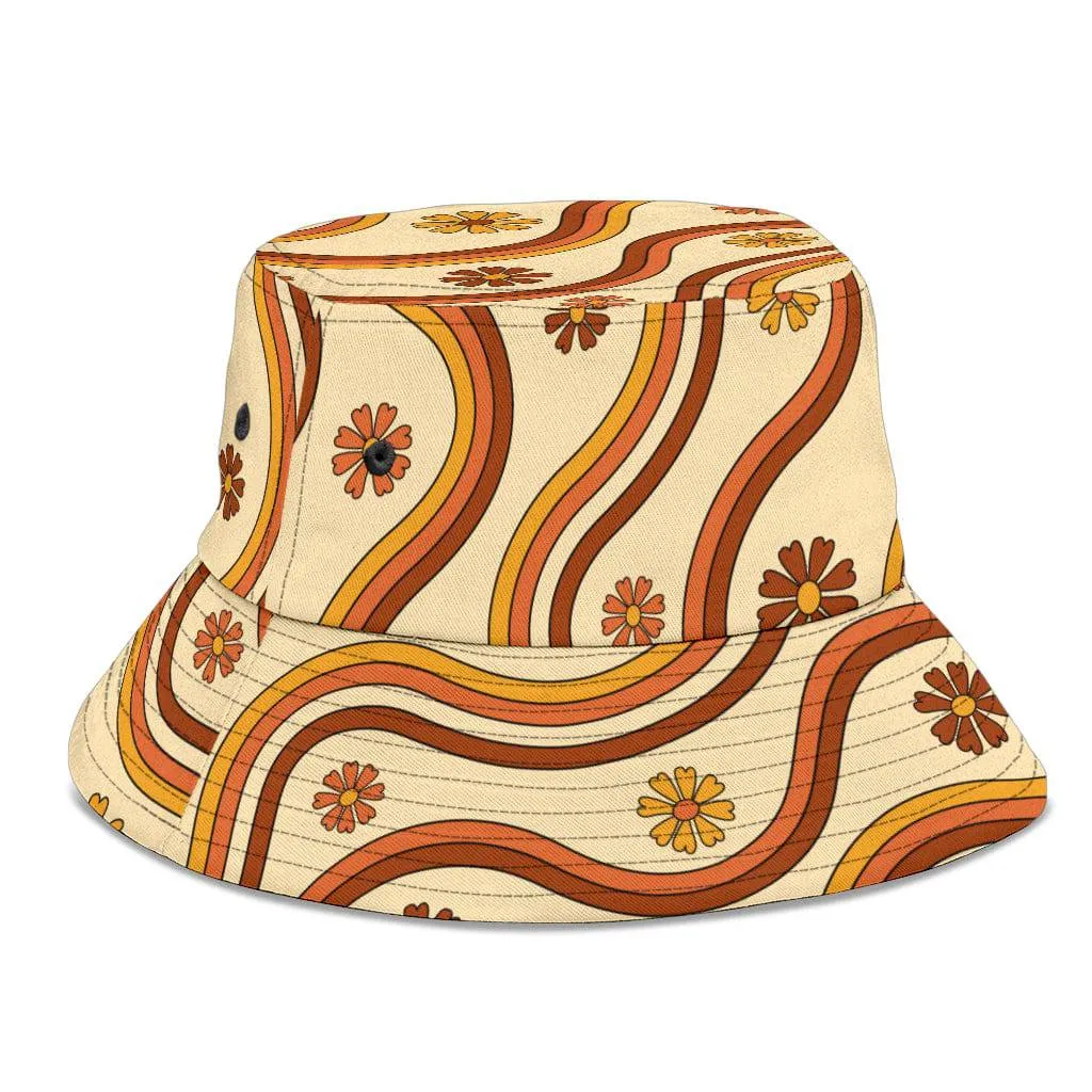 Retro Print Unisex Bucket Hat
