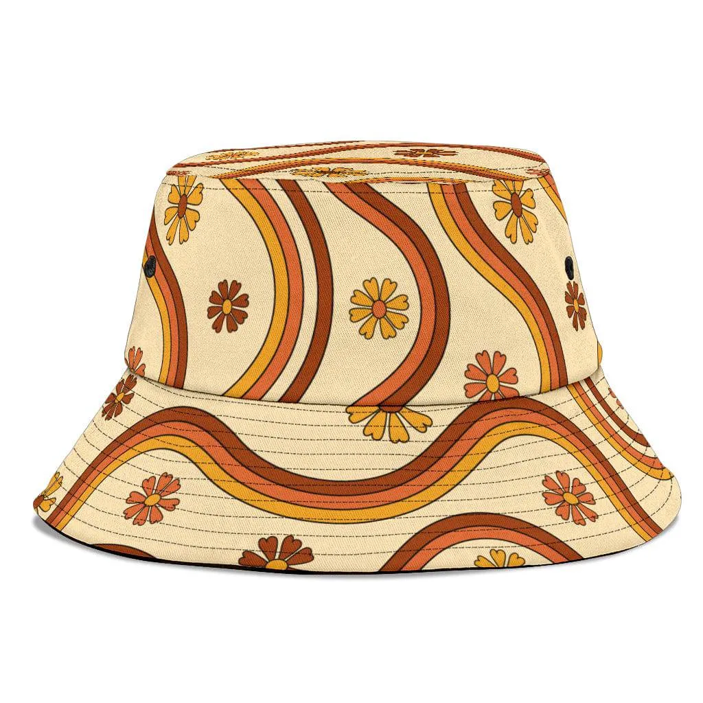 Retro Print Unisex Bucket Hat