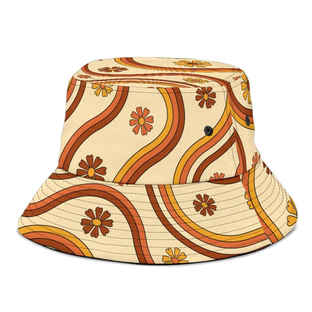 Retro Print Unisex Bucket Hat