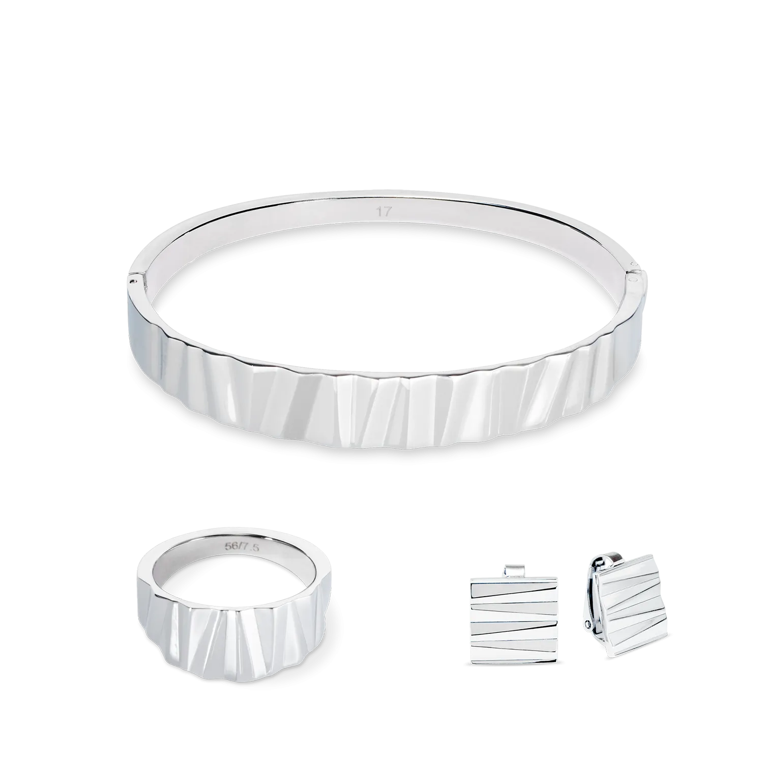 Ring Classic Wave Silber