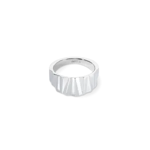 Ring Classic Wave Silber