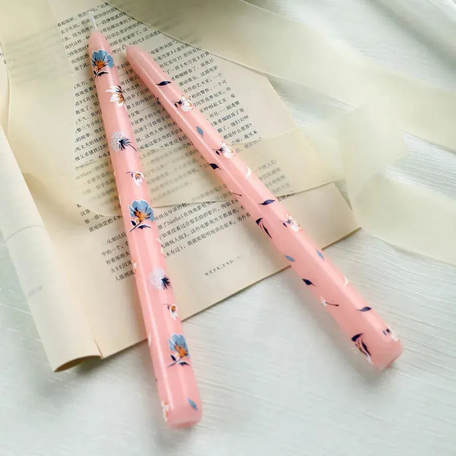 Romantic Rose Scented Taper Candle