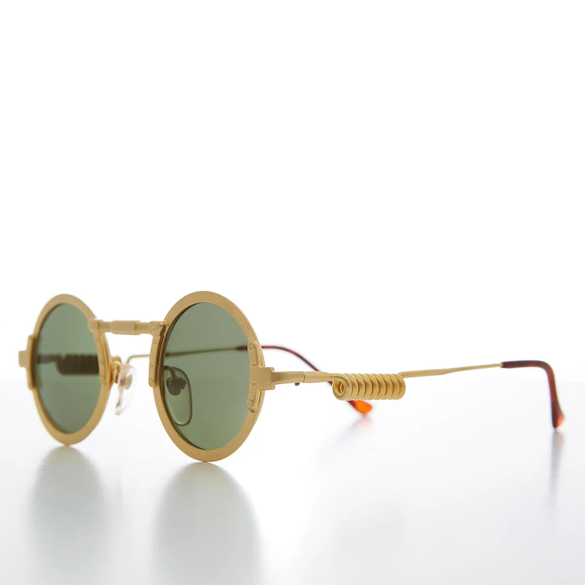 Round Industrial Steampunk Vintage Sunglass - Callum