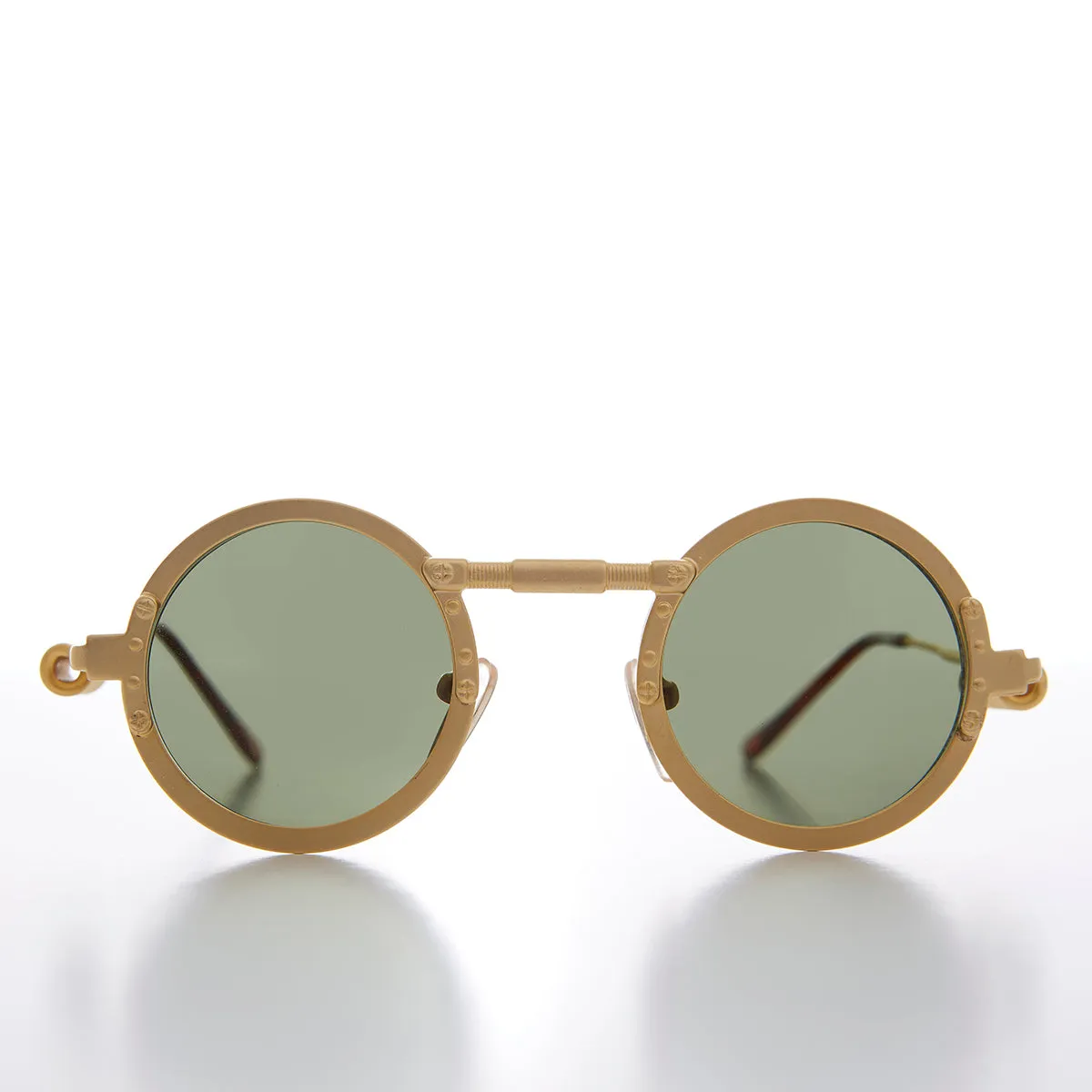Round Industrial Steampunk Vintage Sunglass - Callum