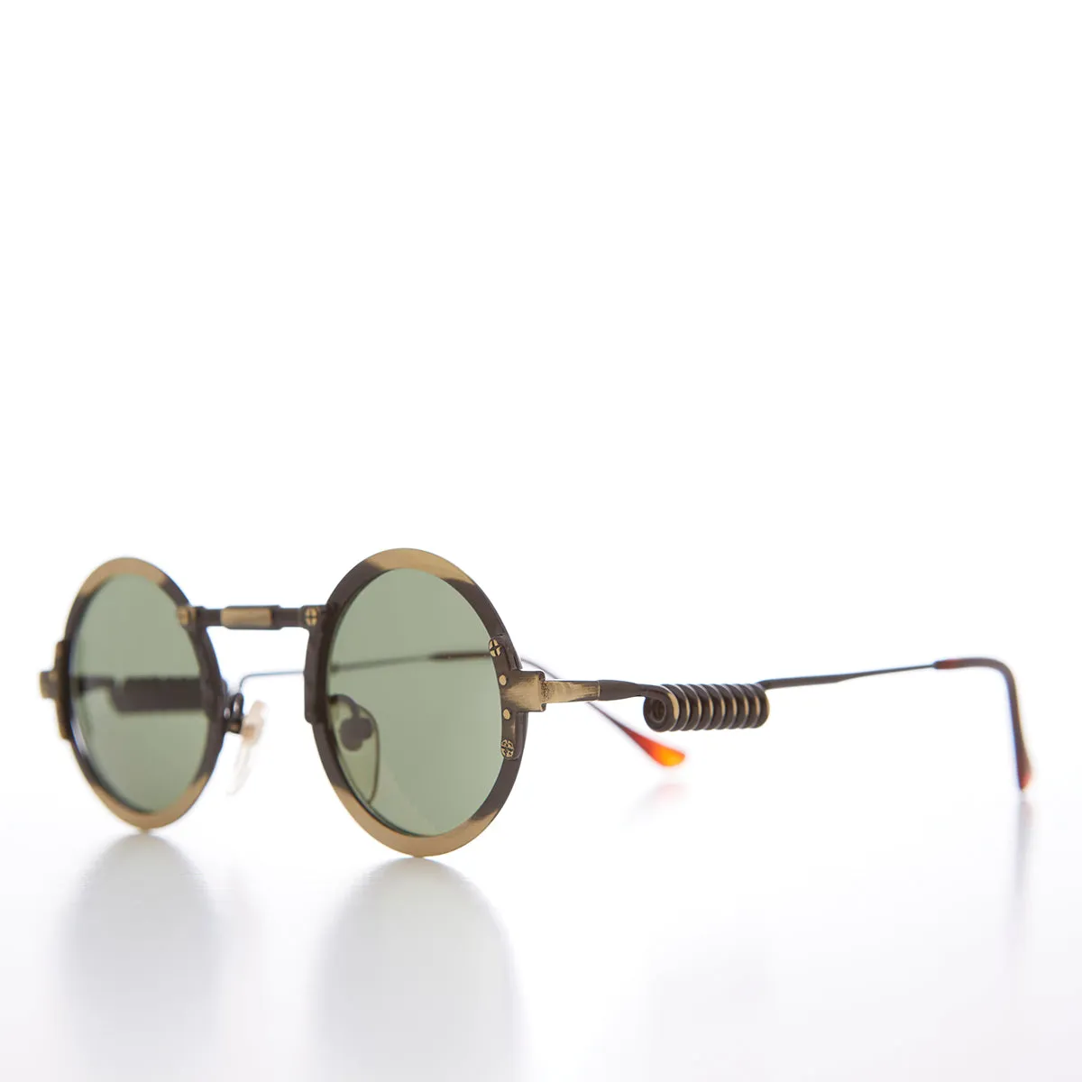 Round Industrial Steampunk Vintage Sunglass - Callum