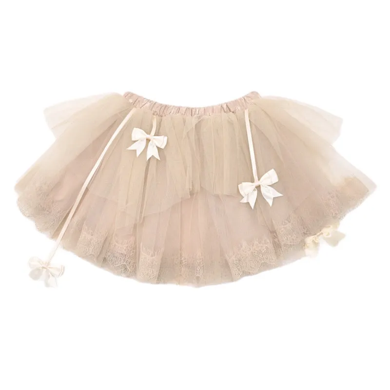 Royal Queen's Ribbon Mesh Skirt