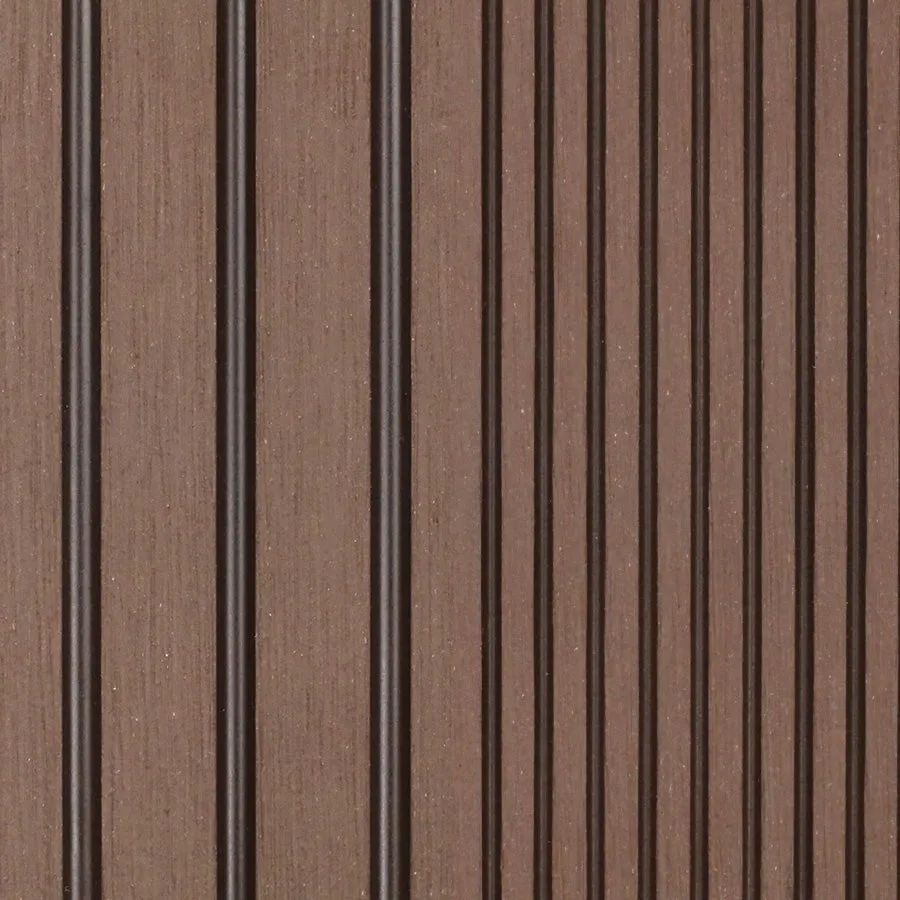 RYNO TerraceDeck Classic Grooved Reversible WPC Composite Decking Board - Chocolate (3.6m)