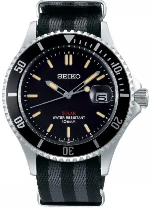 Seiko Vintage Design Solar Diver Nato Strap Limited Edition Model SZEV014