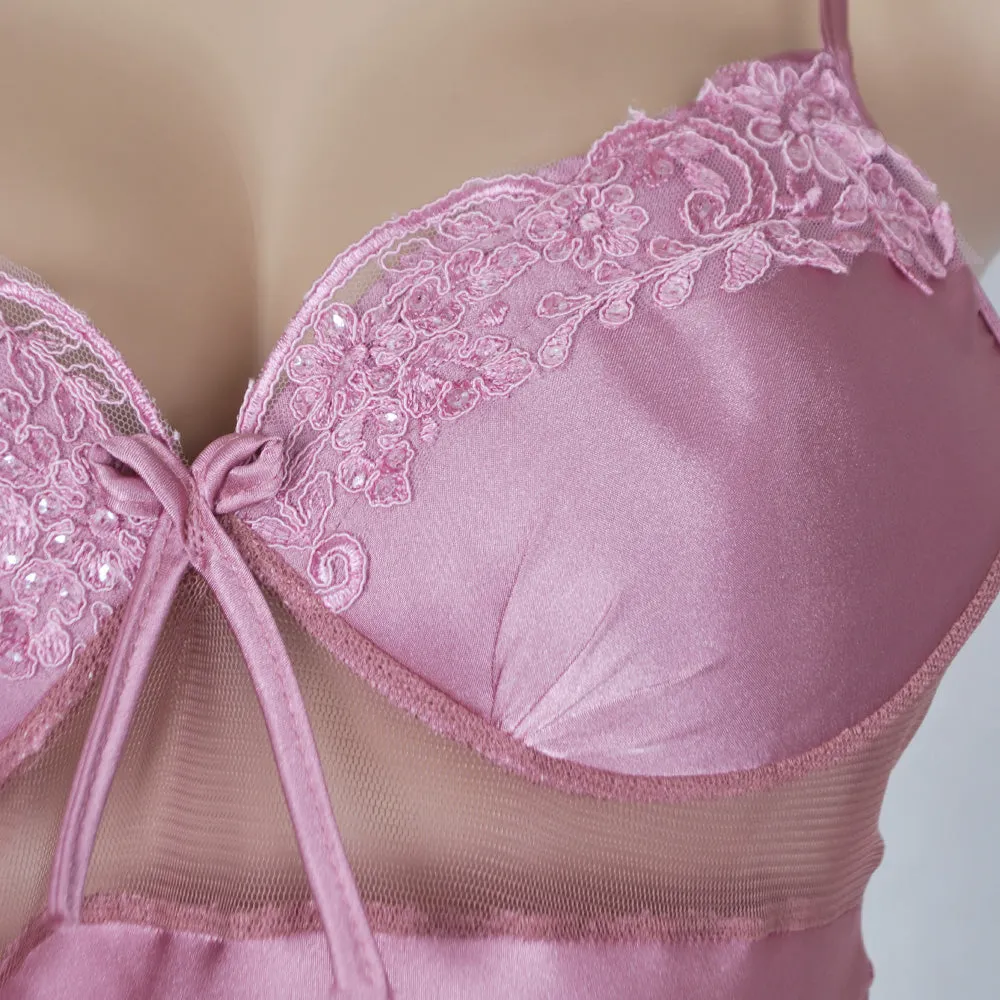 sexy babydoll lingerie with internal bra cups