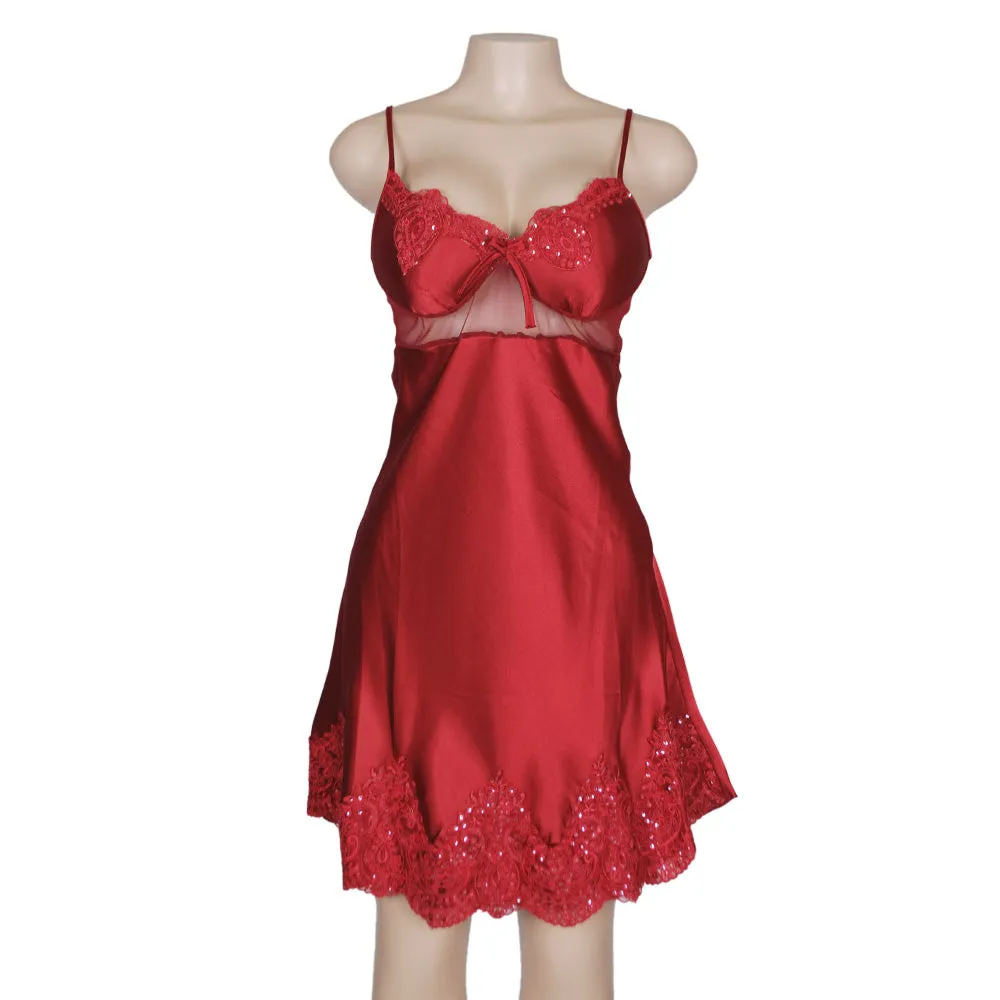 sexy babydoll lingerie with internal bra cups