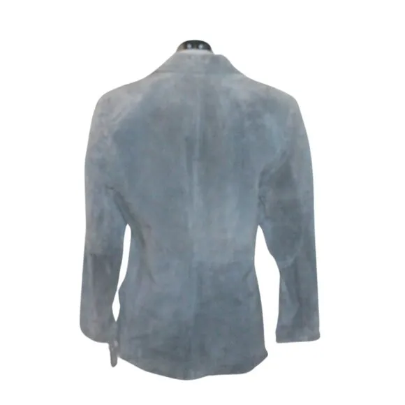 Shaverlake Velvet Slate Blazer