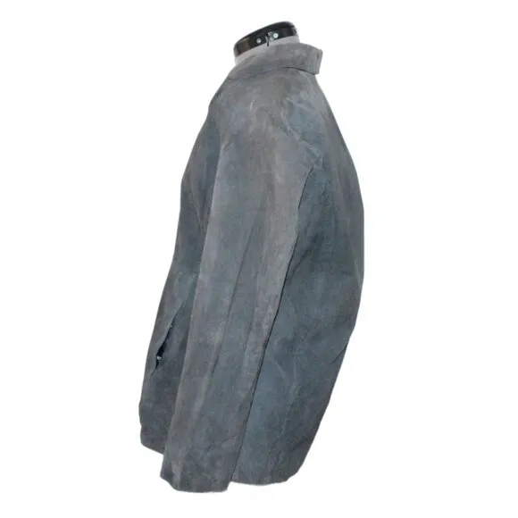 Shaverlake Velvet Slate Blazer