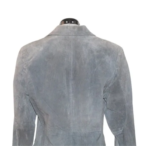 Shaverlake Velvet Slate Blazer