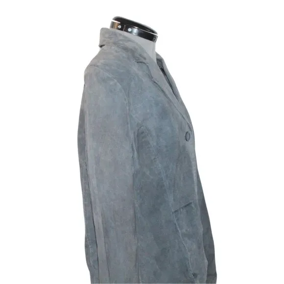 Shaverlake Velvet Slate Blazer