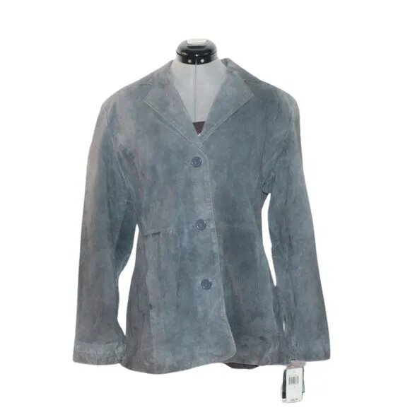 Shaverlake Velvet Slate Blazer