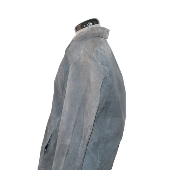 Shaverlake Velvet Slate Blazer