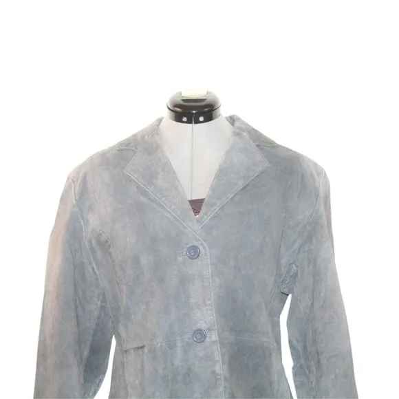Shaverlake Velvet Slate Blazer