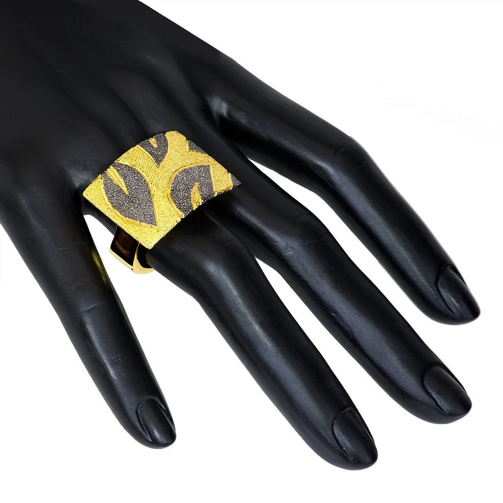Silver Leaf Ring
