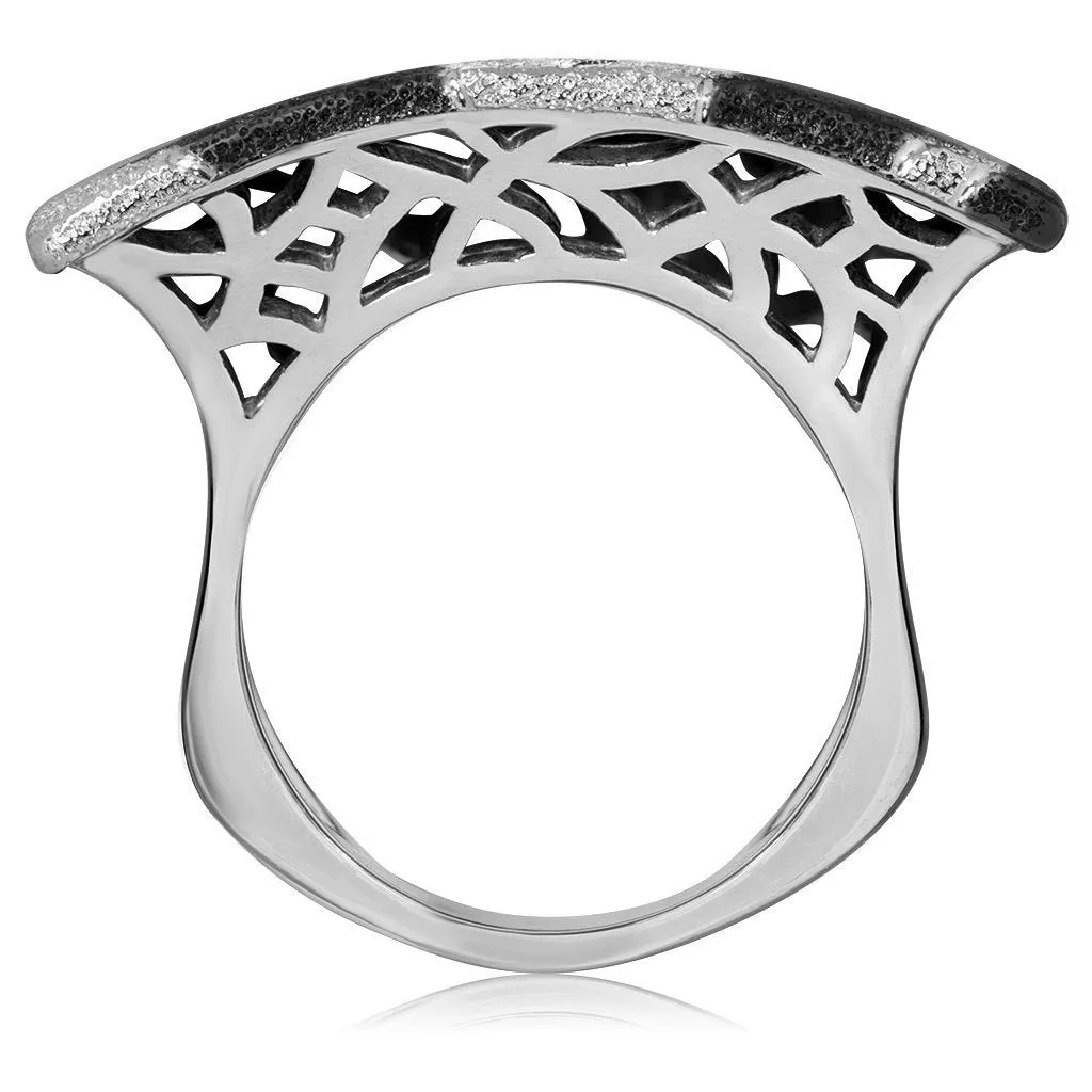 Silver Leaf Ring