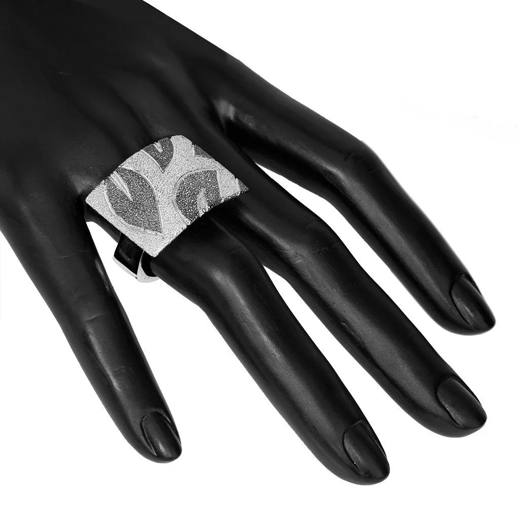 Silver Leaf Ring
