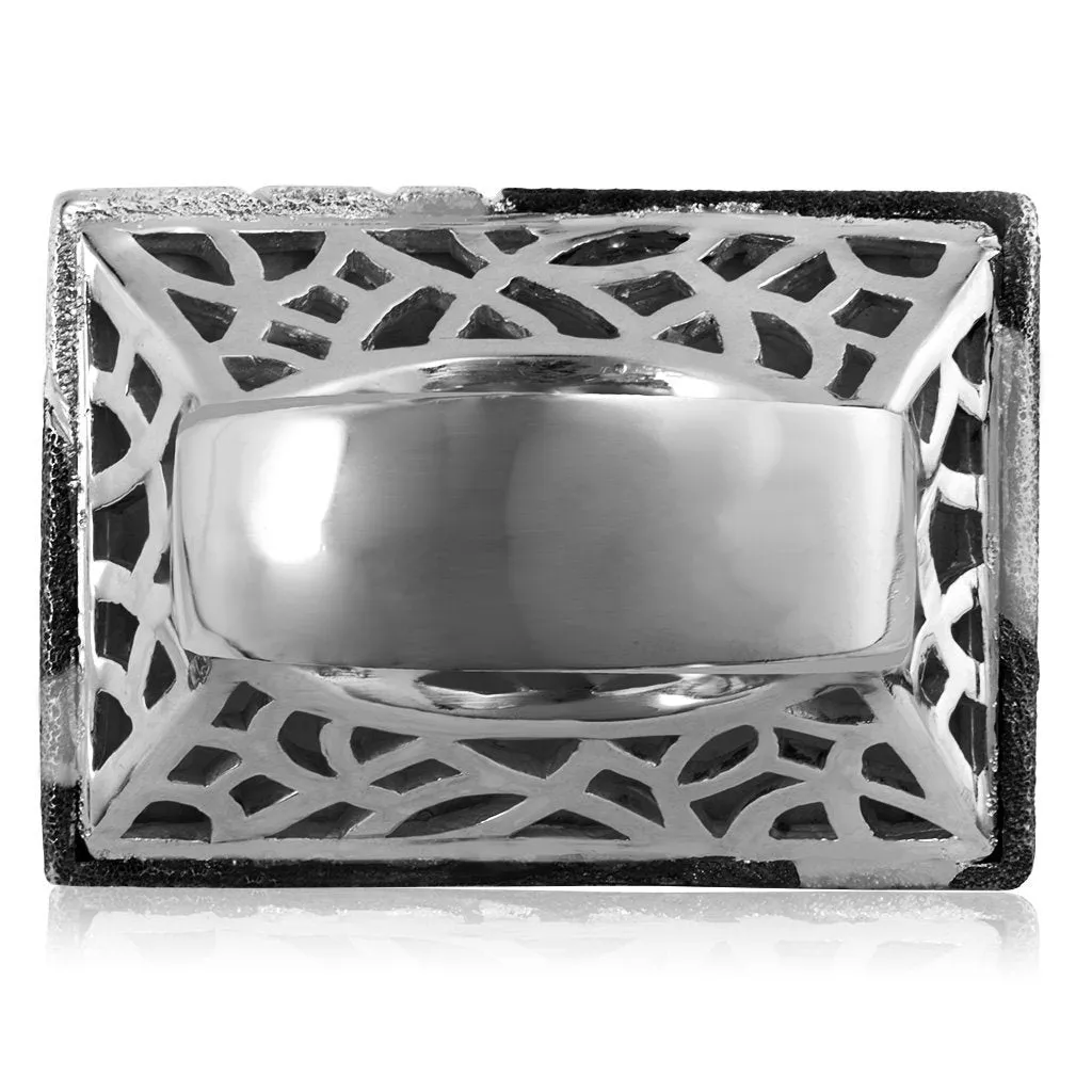 Silver Leaf Ring
