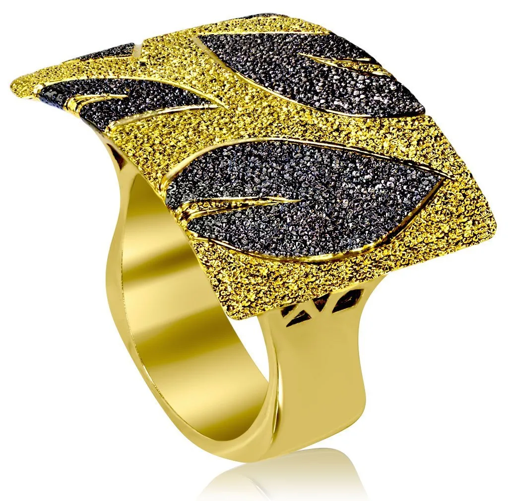 Silver Leaf Ring