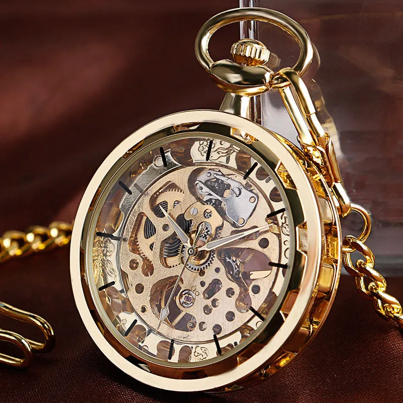 Skeleton Steampunk Pocket Watch