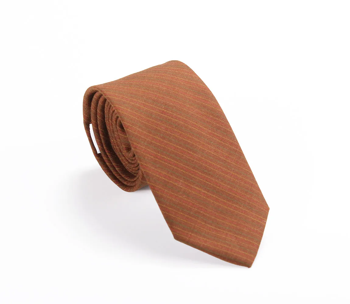 Skinny Brown Tan Tie