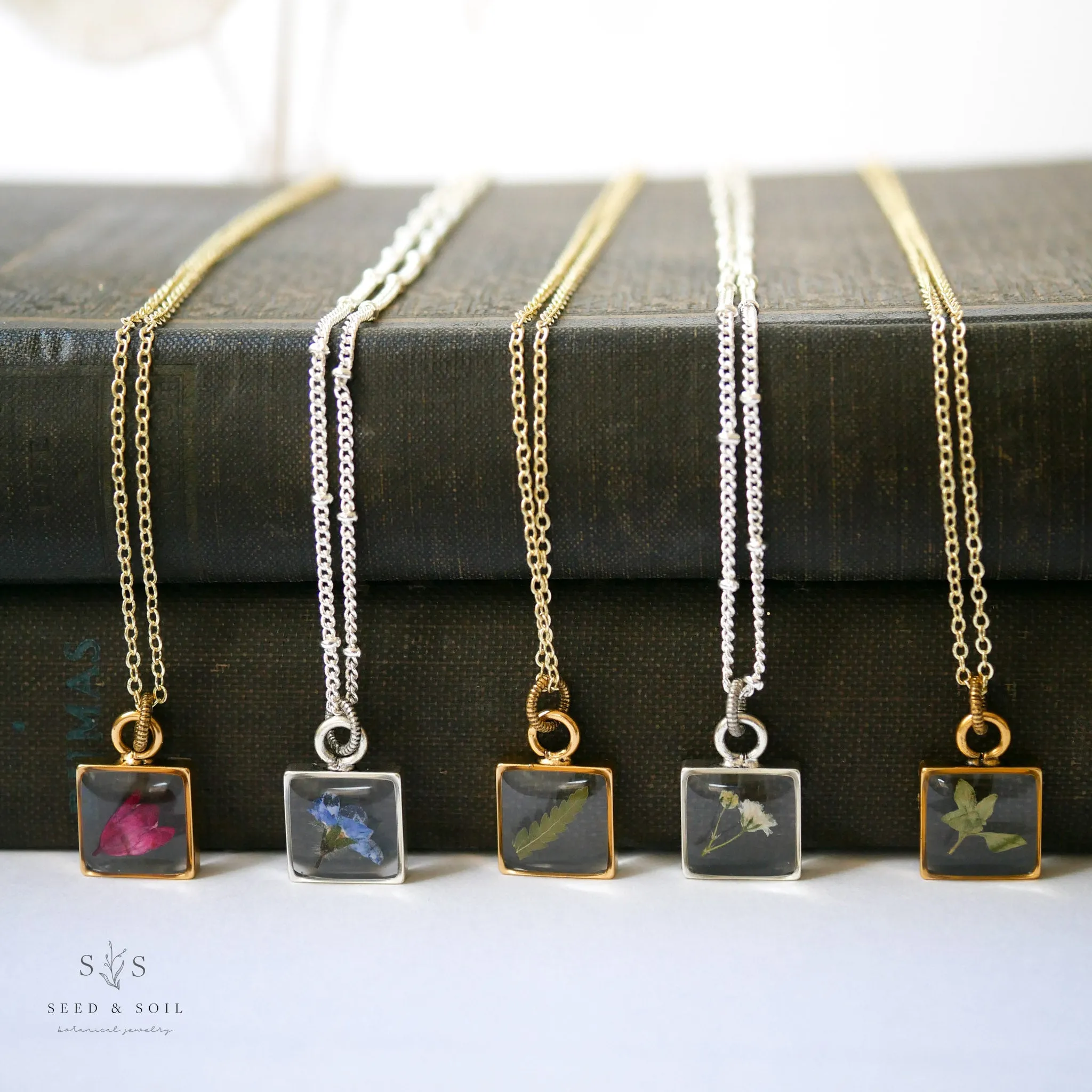 Small Square Pendant