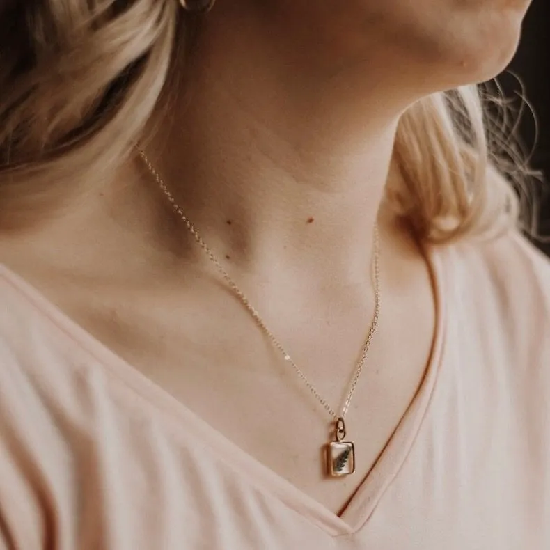 Small Square Pendant