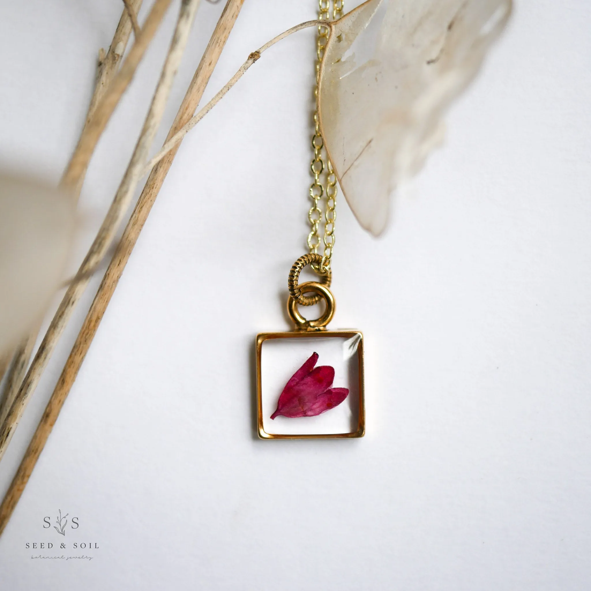 Small Square Pendant