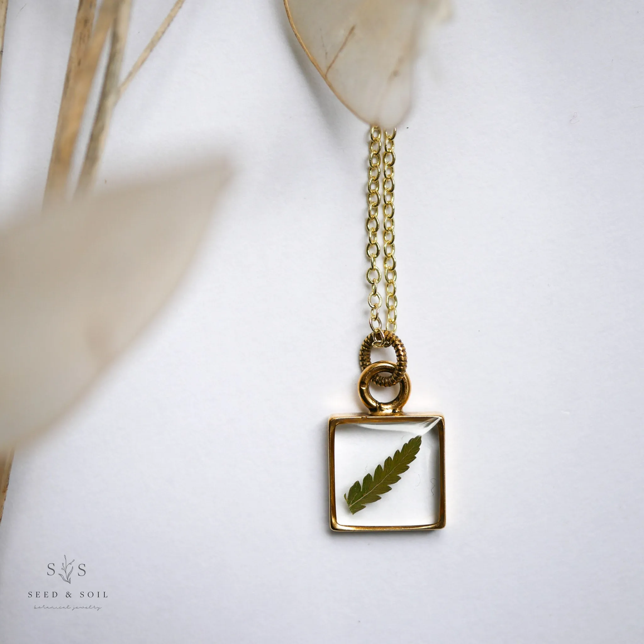 Small Square Pendant