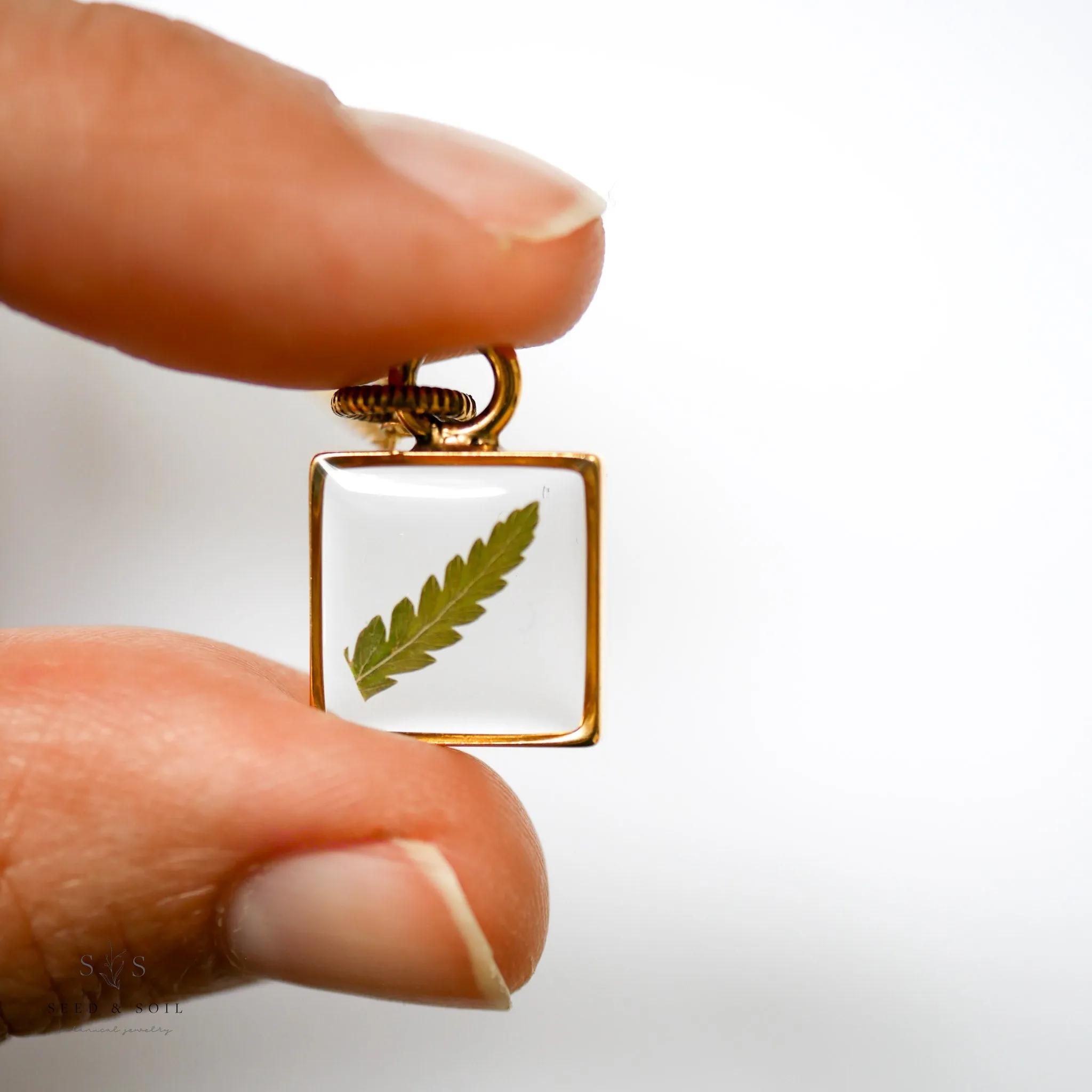 Small Square Pendant