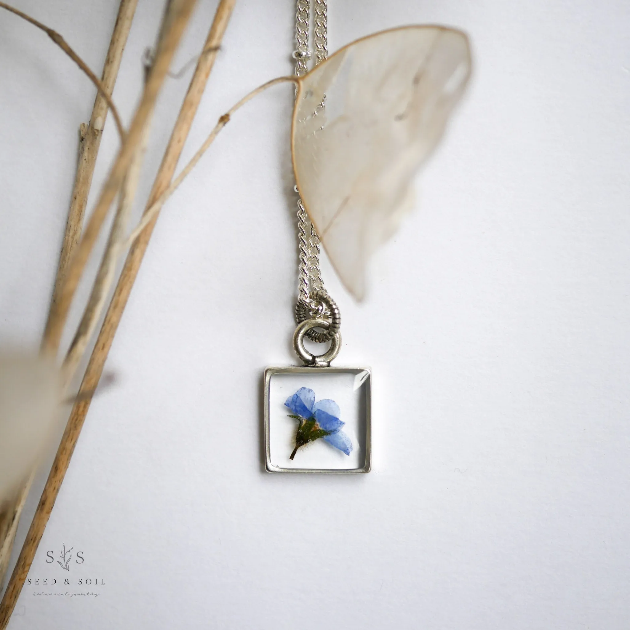 Small Square Pendant
