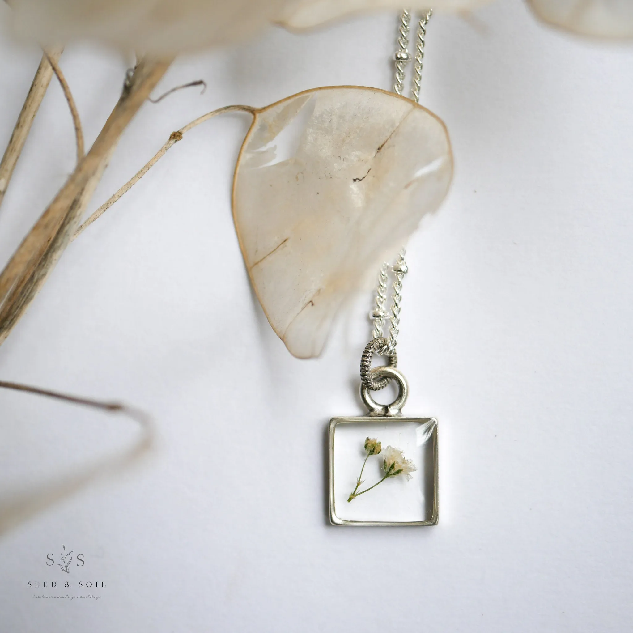 Small Square Pendant